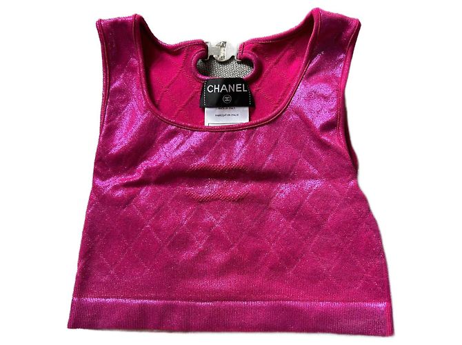 Reggiseno Chanel Rosa Iridescente