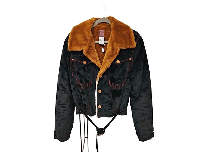 Giacca Jean Paul Gaultier Nero Arancione Blu navy