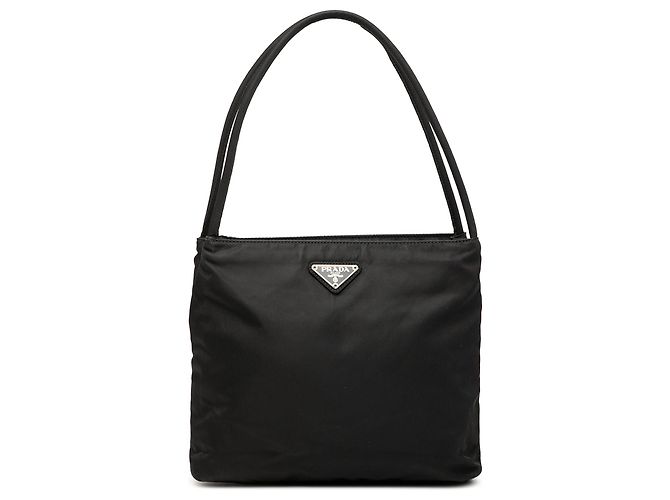 Borsa a Spalla Tessuto Nera Prada Nero
