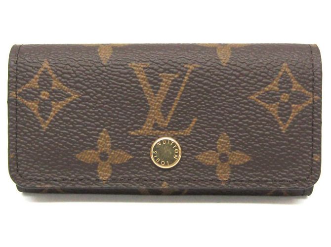 4 Schlüsselhalter Monogramm Louis Vuitton Braun