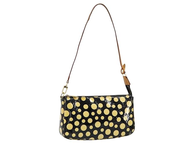 Pochette Accessoires NM Kusama Infinity Dots Monogram Vernis Louis Vuitton Preto  ref.2640411