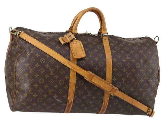 Louis Vuitton Keepall Bandouliere Monogram Canvas 60 Marrom
