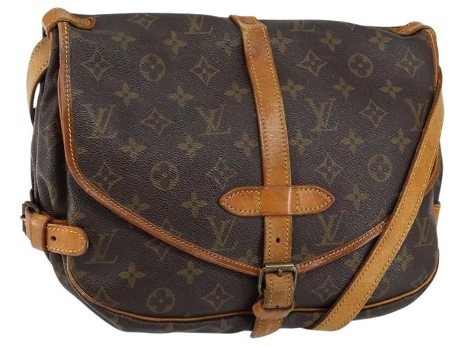 Louis Vuitton Saumur Monogram Canvas 30 Marrom