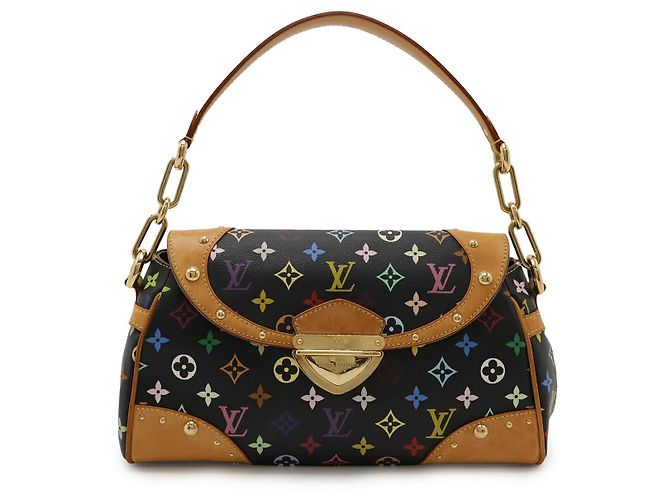 Louis Vuitton Monogram Beverly MM Shoulder Bag Black