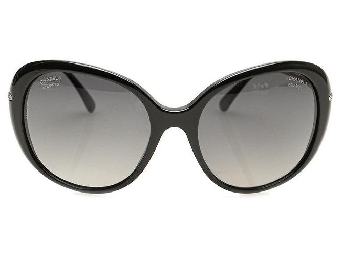 Timeless Occhiali da sole Chanel Coco Mark Nero Argento