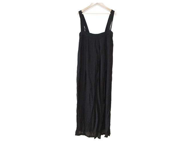 Autre Marque Normment Rayon Langes Kleid Schwarz