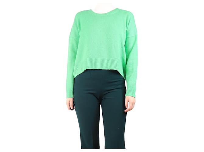 Autre Marque Grüner Kaschmirpullover - Größe S 