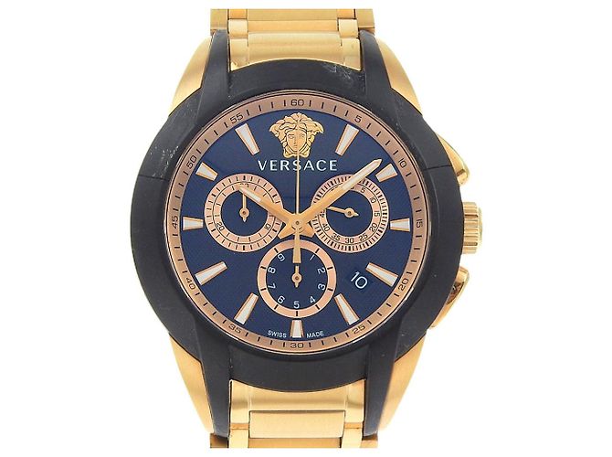 Versace Edelstahl-Chronograph Golden 