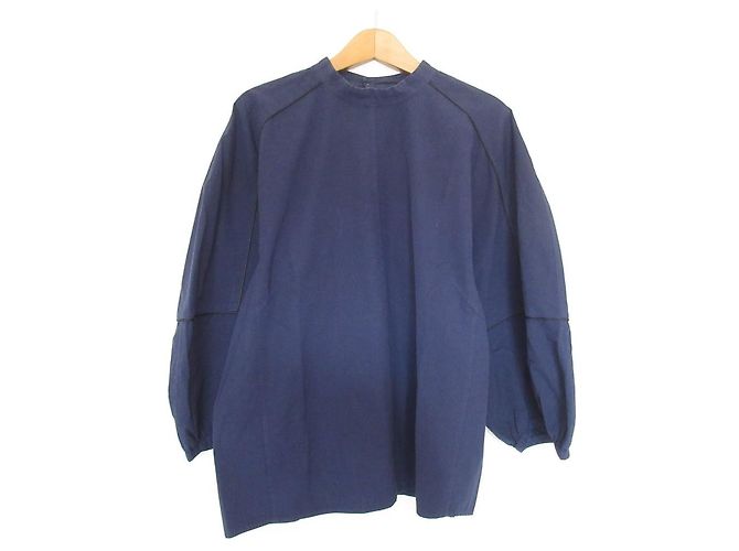 Autre Marque Camicia in cotone Beauty & Youth 6 ROKU Blu Blu navy