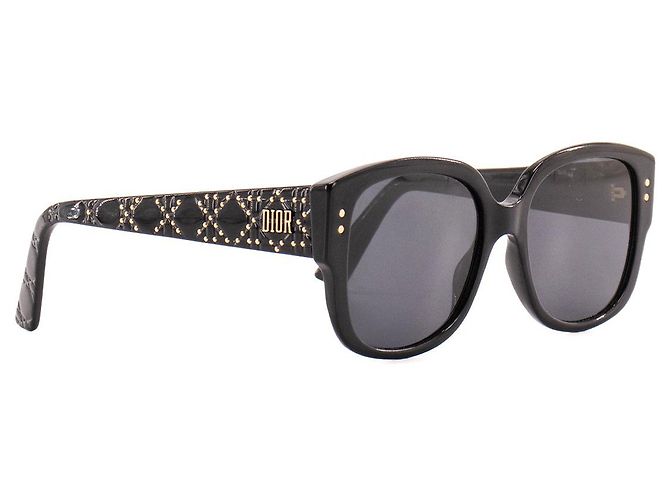 DIOR - Occhiali da sole LadyDiorStuds Dior in plastica nera Nero