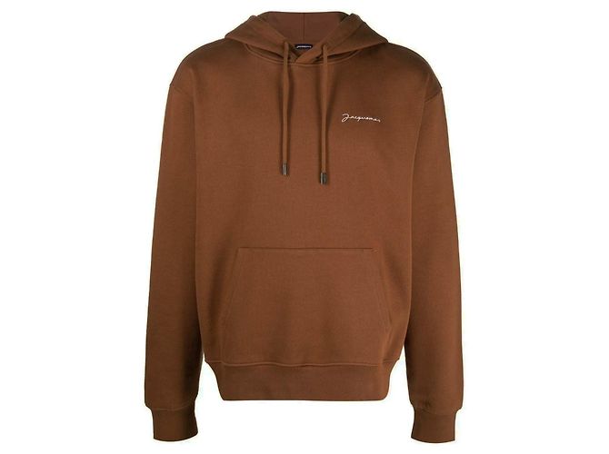 JACQUEMUS - Der Bestickte Jacquemus Sweatshirt aus brauner Baumwolle (XXS)