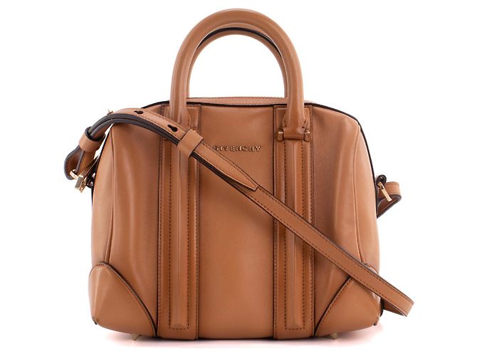 GIVENCHY - Bolsa Lucrezia Givenchy em couro marrom