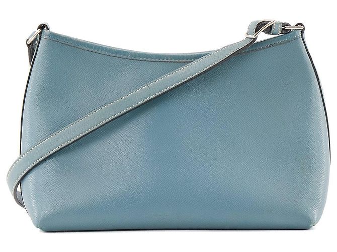HERMÈS - Borsa a tracolla Berlingot Hermès in pelle epsom blu