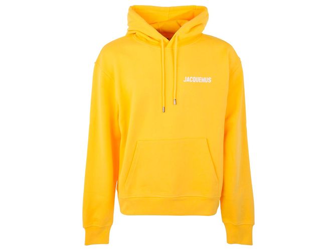 JACQUEMUS - El Sudadera Jacquemus de algodón amarillo (XS)