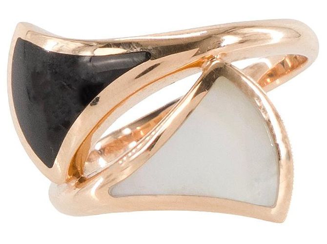 Autre Marque BULGARI - Anello Divas' Dream in oro rosa e madreperla (T54)