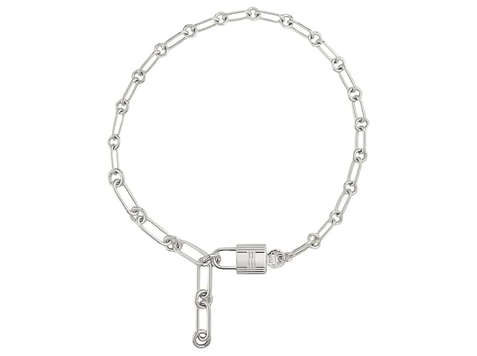 HERMÈS - Kelly Cadenas Doppelarmband Hermès aus Silber 