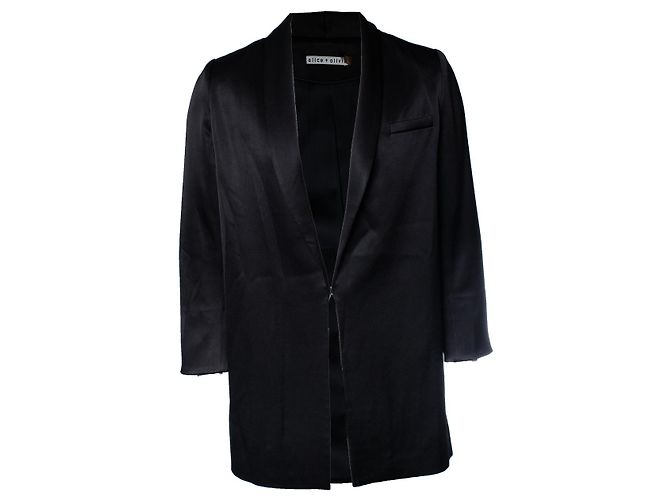 Alice + Olivia Alice & Olivia, schwarzer glänzender Blazer