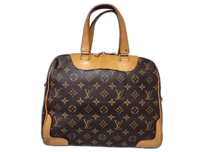 Bolsa Retiro MM NM em Canvas Monogram Louis Vuitton Marrom Bege