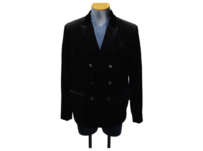 Giacca Blazer The Kooples in Velluto Nero