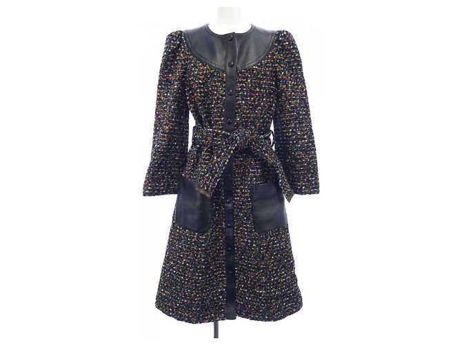 Louis Vuitton Kleid Schwarz Blau Golden