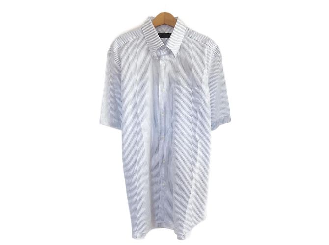 Autre Marque Camicia in cotone a righe D'URBAN Blu