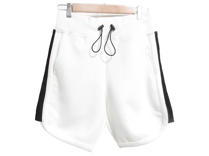 Autre Marque Bermuda stretch com estampa de crânio HYDROGEN Branco