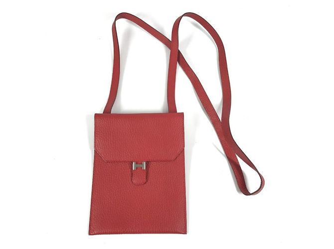 Borsa a Spalla Amélie Pochette Hermès Rosso