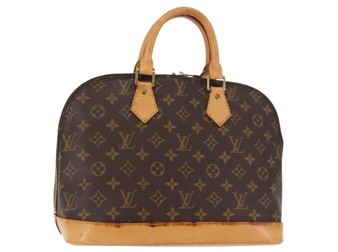 Louis Vuitton Alma Monogram Canvas PM Marron