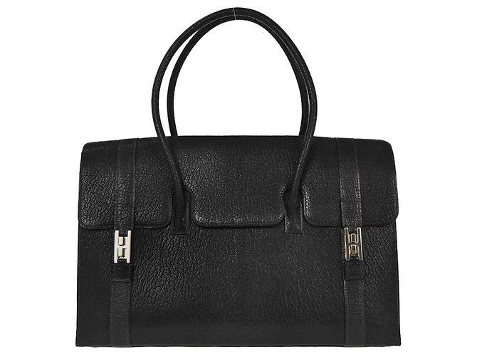 Borsa Drag 2 Hermès Vache Natural 37 Nero