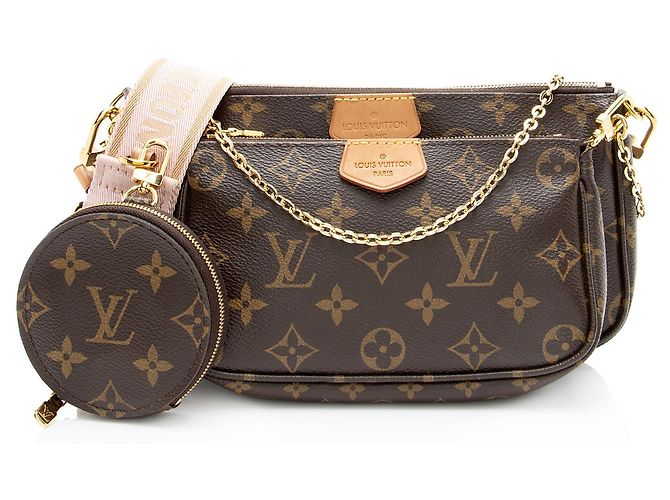 Multi Pochette Multi-Pochette Accessoires aus Monogramm-Canvas von Louis Vuitton Braun