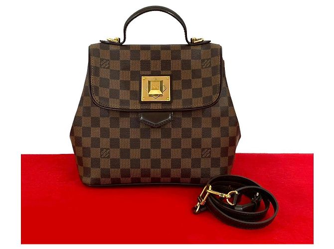 Bolsa 2 em 1 Damier Bergamo da Louis Vuitton Marrom