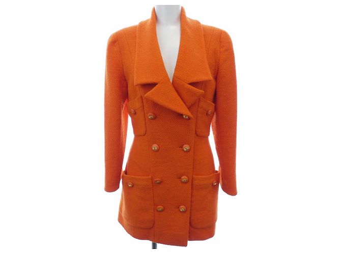 Chanel Jacket Orange