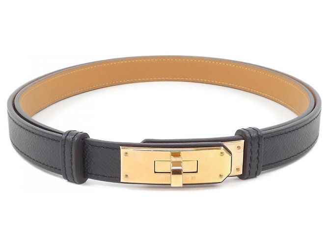 Hermès Hermes Kelly 18mm Belt Black