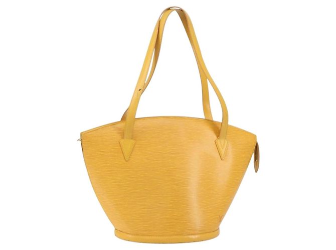 Sac à main Saint Jacques en cuir Epi GM Louis Vuitton Jaune