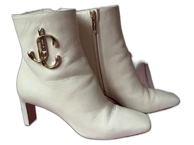 Botines blancos Jimmy Choo