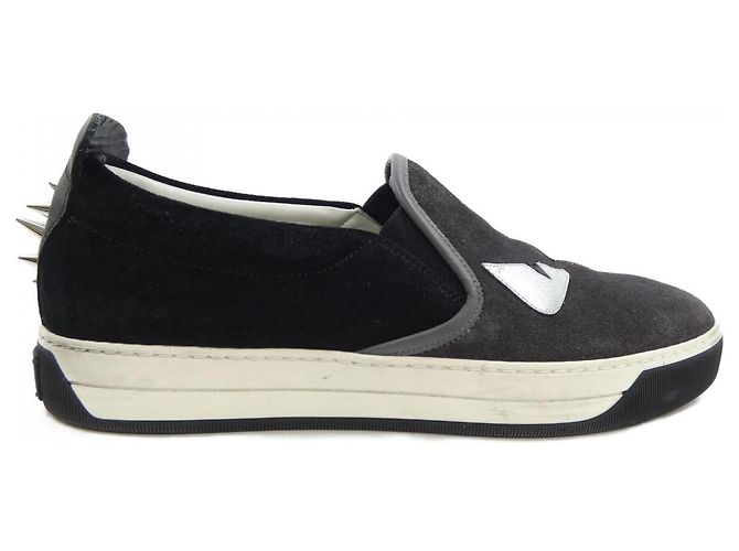 Fendi Sneaker Braun Schwarz