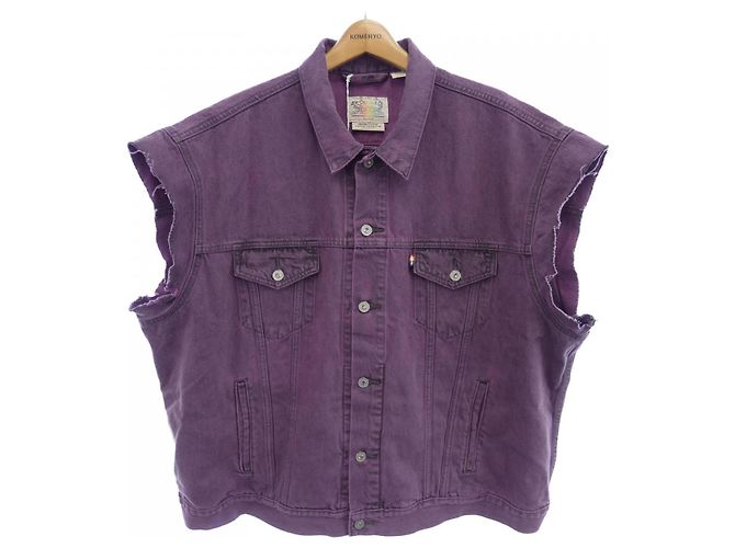 Autre Marque Chaleco de algodón Levi's Púrpura