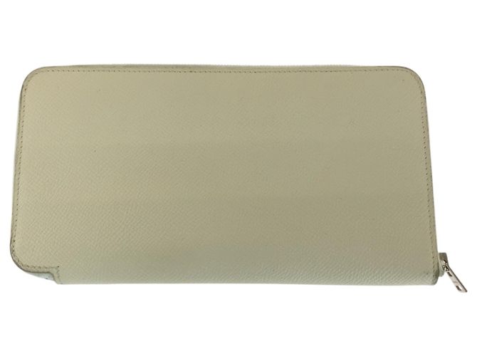 Hermès Hermes Ivory Azap Long Wallet Cream