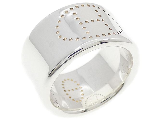 Ring Anillo de Cinta Eclipse Hermès Plata 