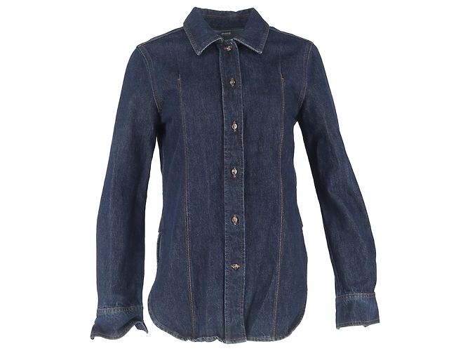 Camicia Totême in denim blu navy