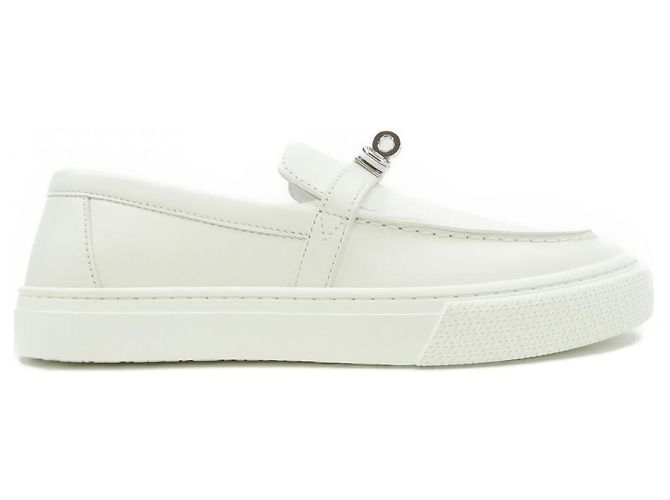 Hermès Chaussures en cuir Hermes Blanc