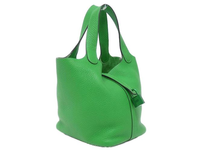 Bolsa Hermès Picotin Rock Monochrome PM Verde