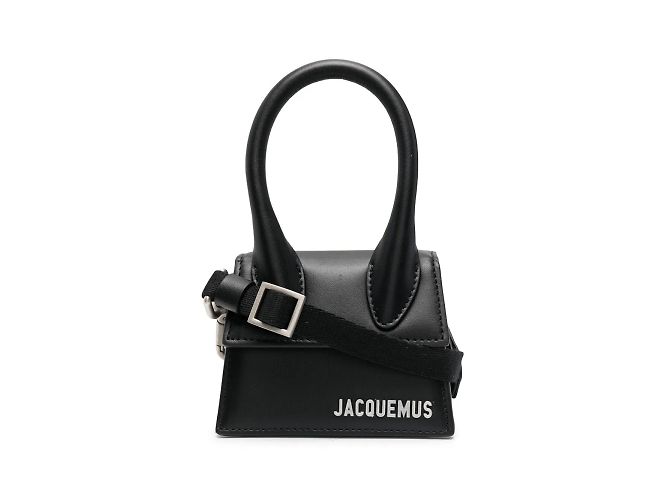 Jacquemus Le Chiquito Mini Tasche aus Leder Schwarz