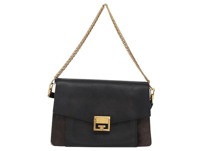 Borsa a tracolla in pelle GV3 di Givenchy - Piccola Nero