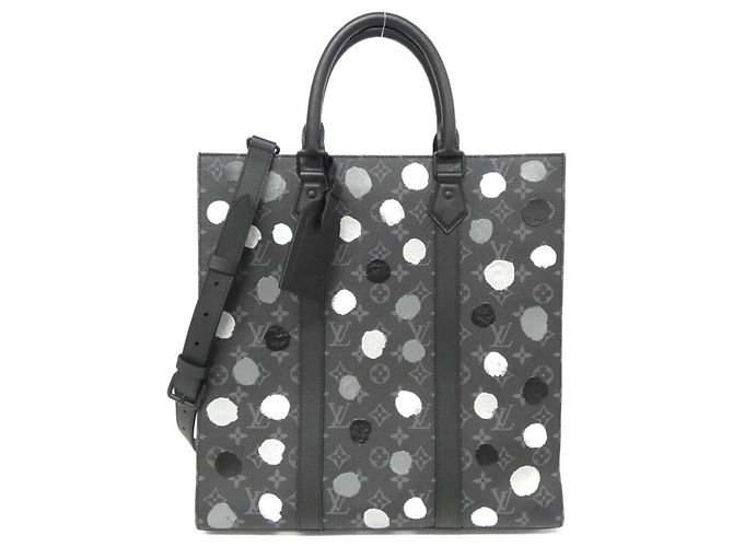 Sac Plat en Monogram Eclipse de Louis Vuitton Noir
