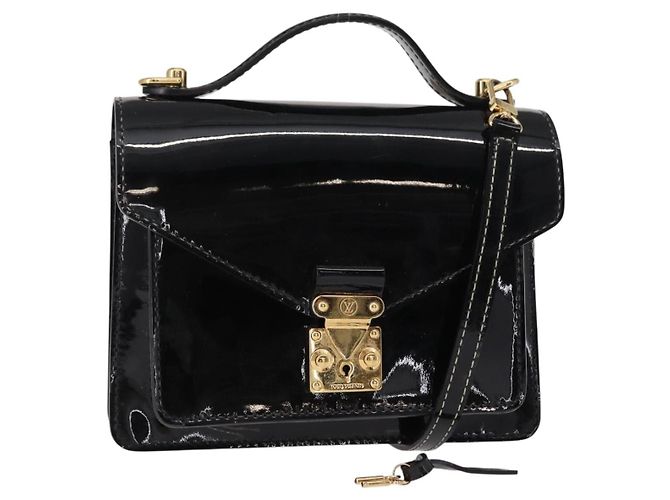 Louis Vuitton Monceau Vernis BB Nero