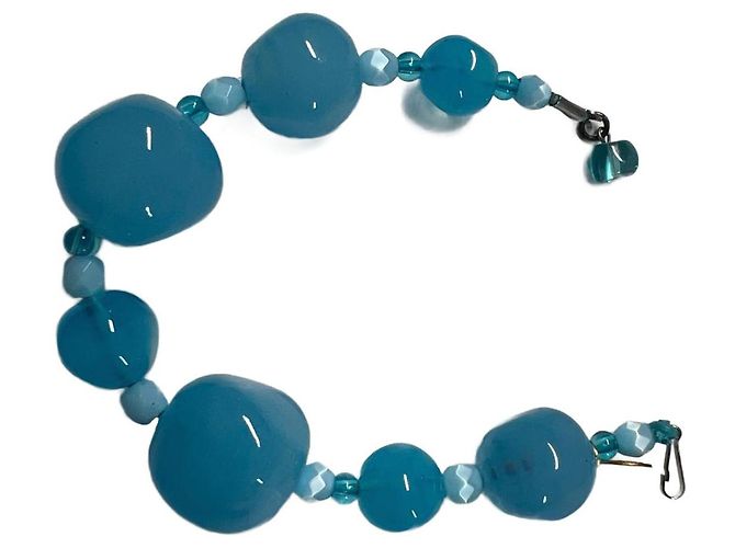 Pulsera Jean Louis Scherrer de piedras azules