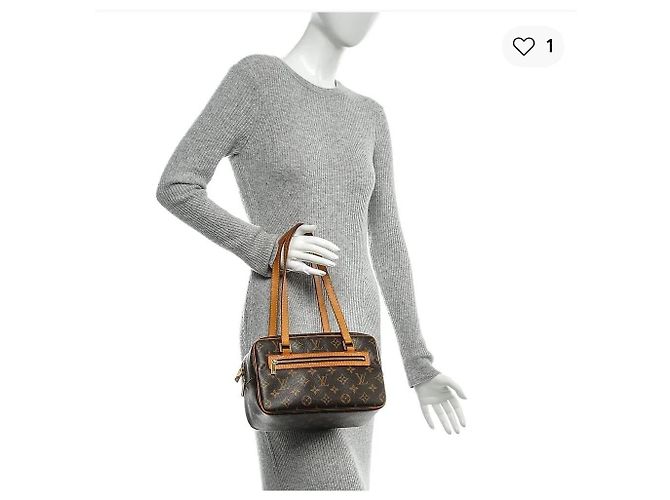 Louis Vuitton Monogram Cite MM Marron Beige