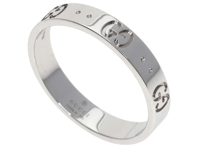 Gucci Icon Band Ring in 18K White Gold  ref.2646496