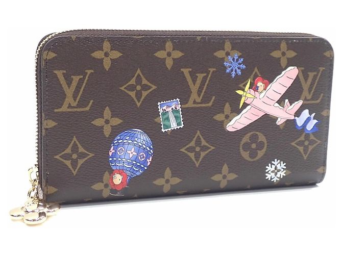 Vivienne Louis Vuitton Monogram Long Wallet